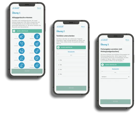 Pro Akustik: Hörtests als mobile Anwendung