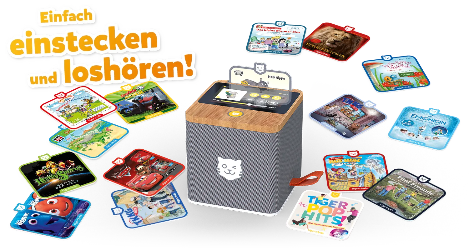 tiger media: Sammelkarte trifft Hörbuch